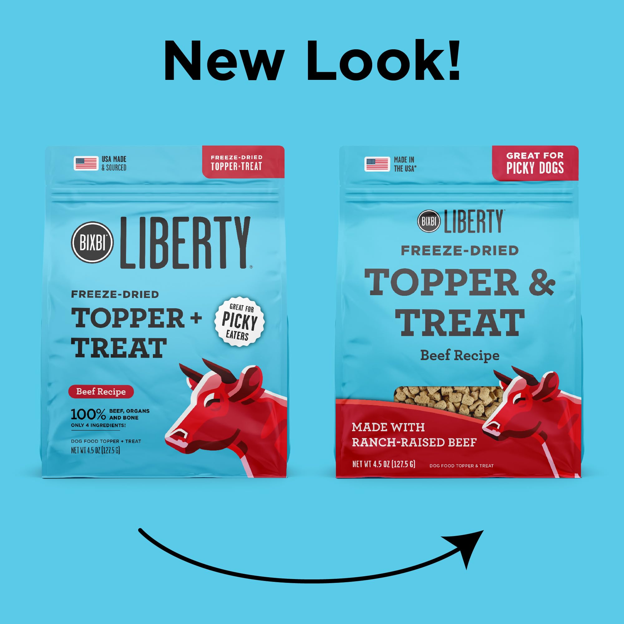 98% viande et organes: BIXBI Liberty option nutritive naturelle