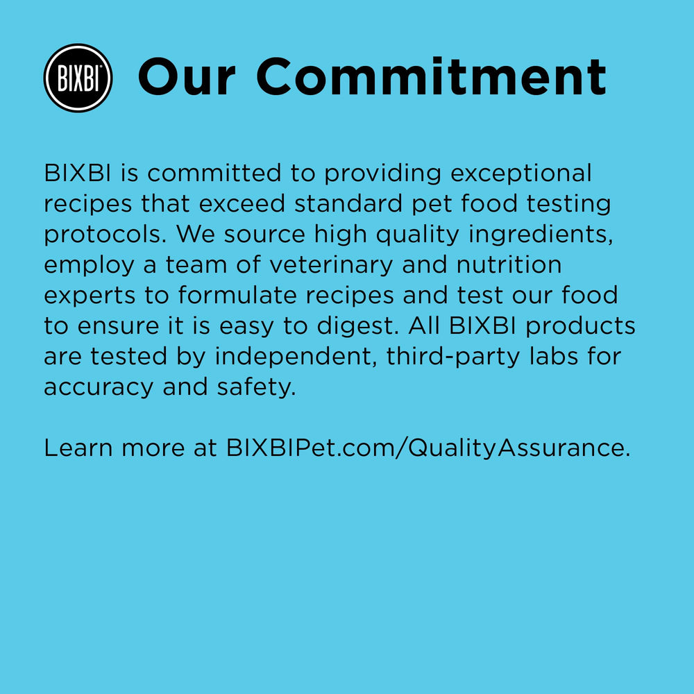 BIXBI Liberty prêt à nourrir chiens actifs et énergiques.