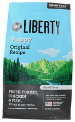 BIXBI Liberty chiot – poulet frais comme premier ingrédient pour une digestion optimale.