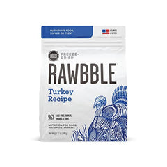 BIXBI Liberty dinde lyophilisée servie dans bol pour chien, nutritif et pratique