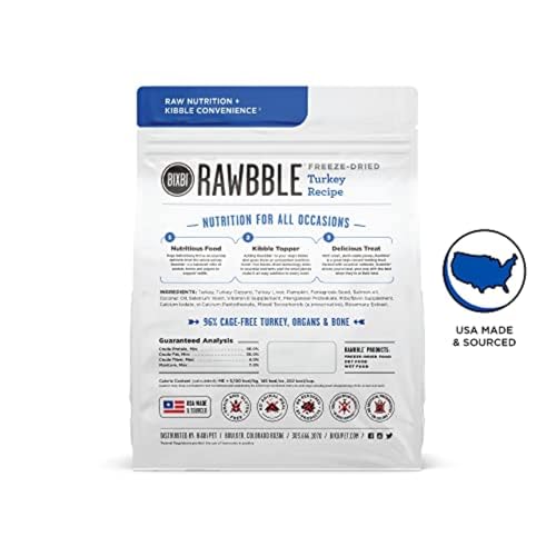 Topping dinde lyophilise BIXBI Liberty pour enrichir les croquettes