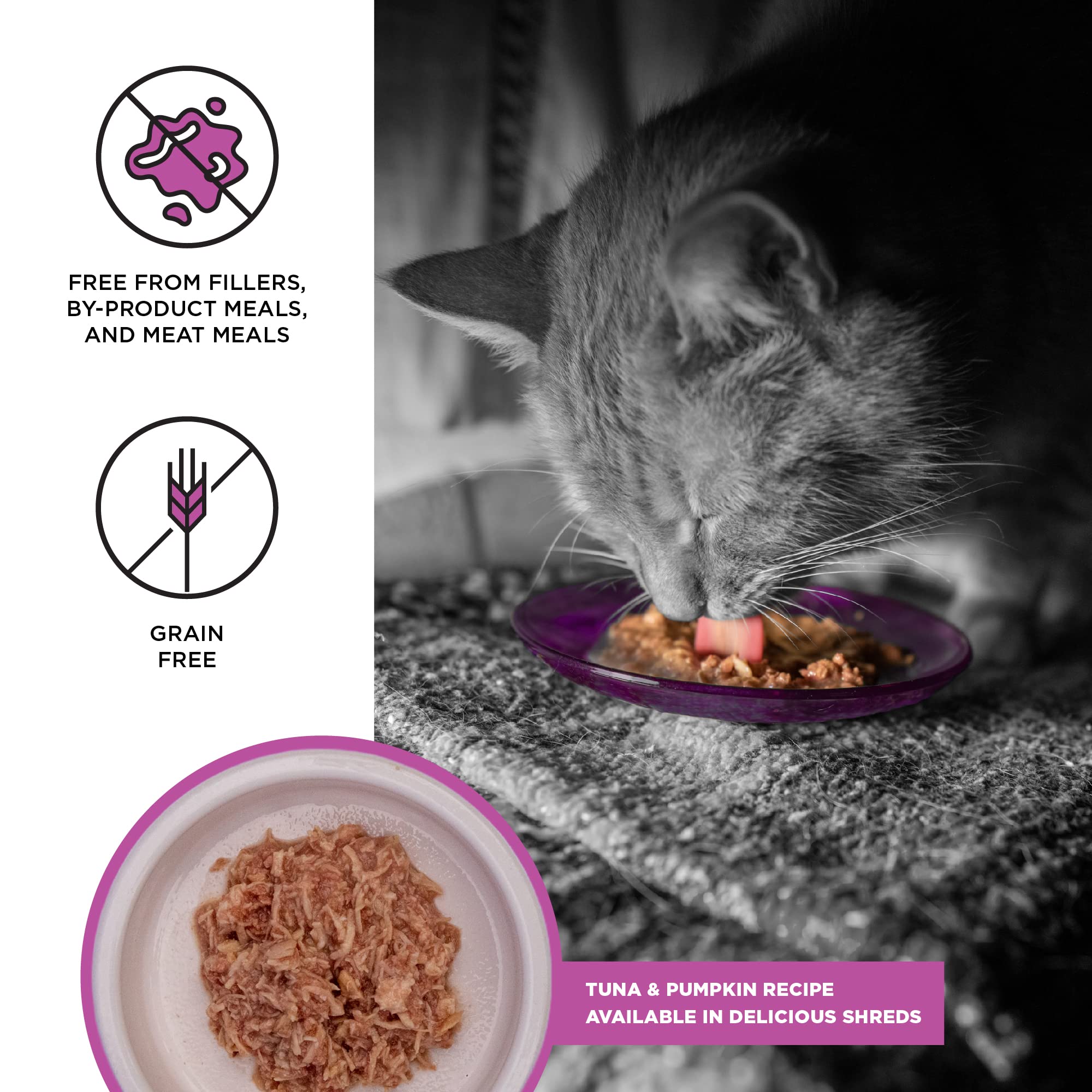 BIXBI Liberty: morceaux de thon sans céréales, texture onctueuse et potiron pour la digestion