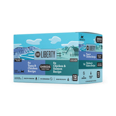 BIXBI Liberty emballage varié pour chats, idéal pour varier les repas.