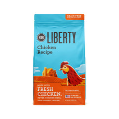 BIXBI Liberty sac 11-livres, poulet frais en premier ingrédient.