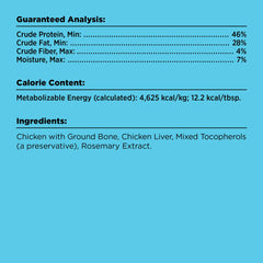 BIXBI Liberty topper poulet, sachet 4,5 oz, idéal en snack sain.