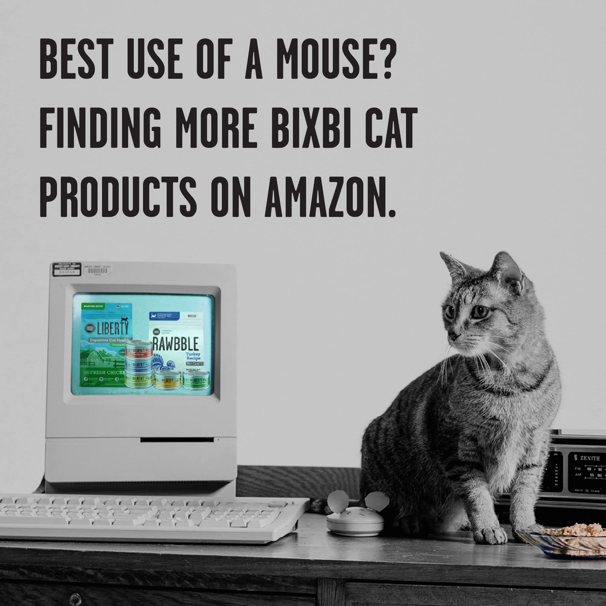 BIXBI Rawbble repas chat pratique, portion facile à servir et apprécier.