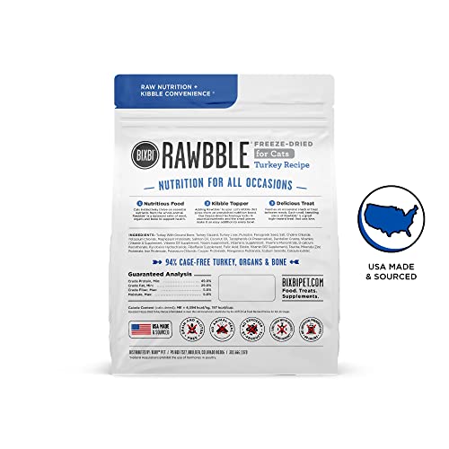 BIXBI RAWBBLE texture croquettes lyophilisée : texture légère idéale pour doser.