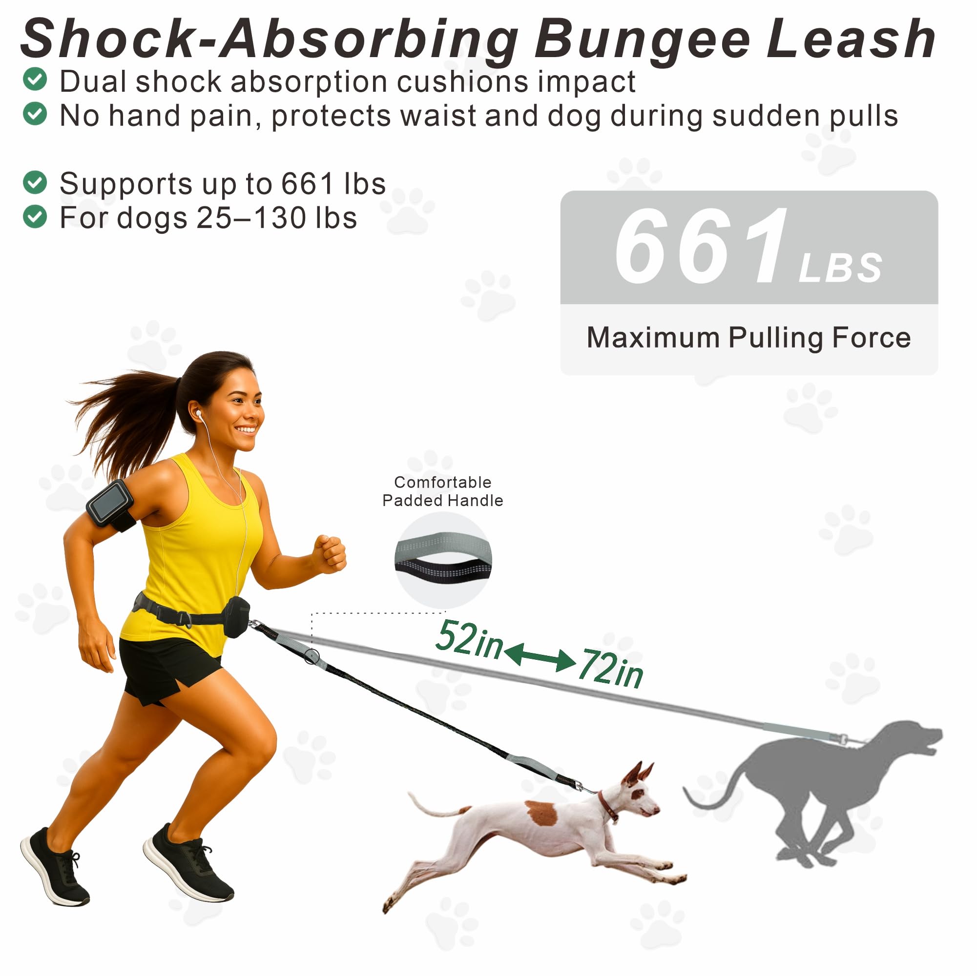 BJDQHKJ Amorti Bungee: absorbe les tirages et protège lors des sorties.