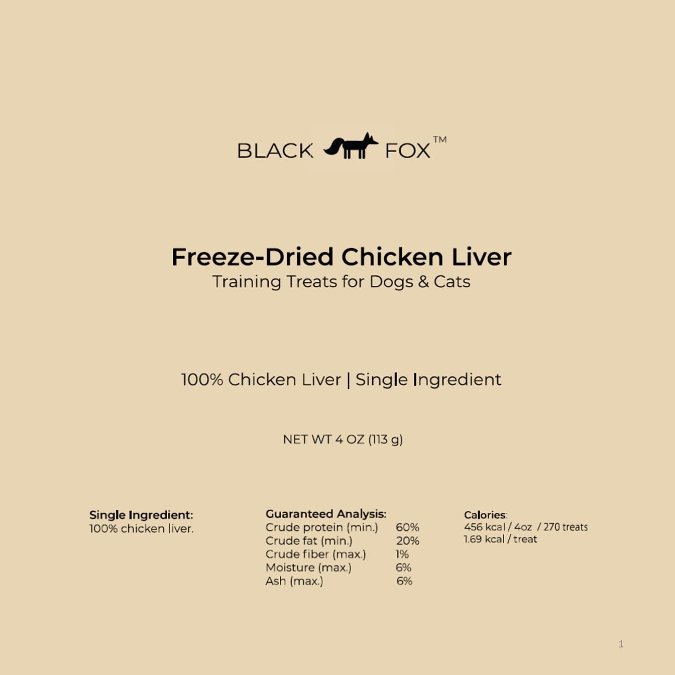  BLACK FOX emballage recyclable pour friandises naturelles.