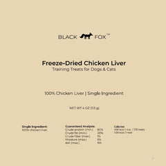  BLACK FOX emballage recyclable pour friandises naturelles.