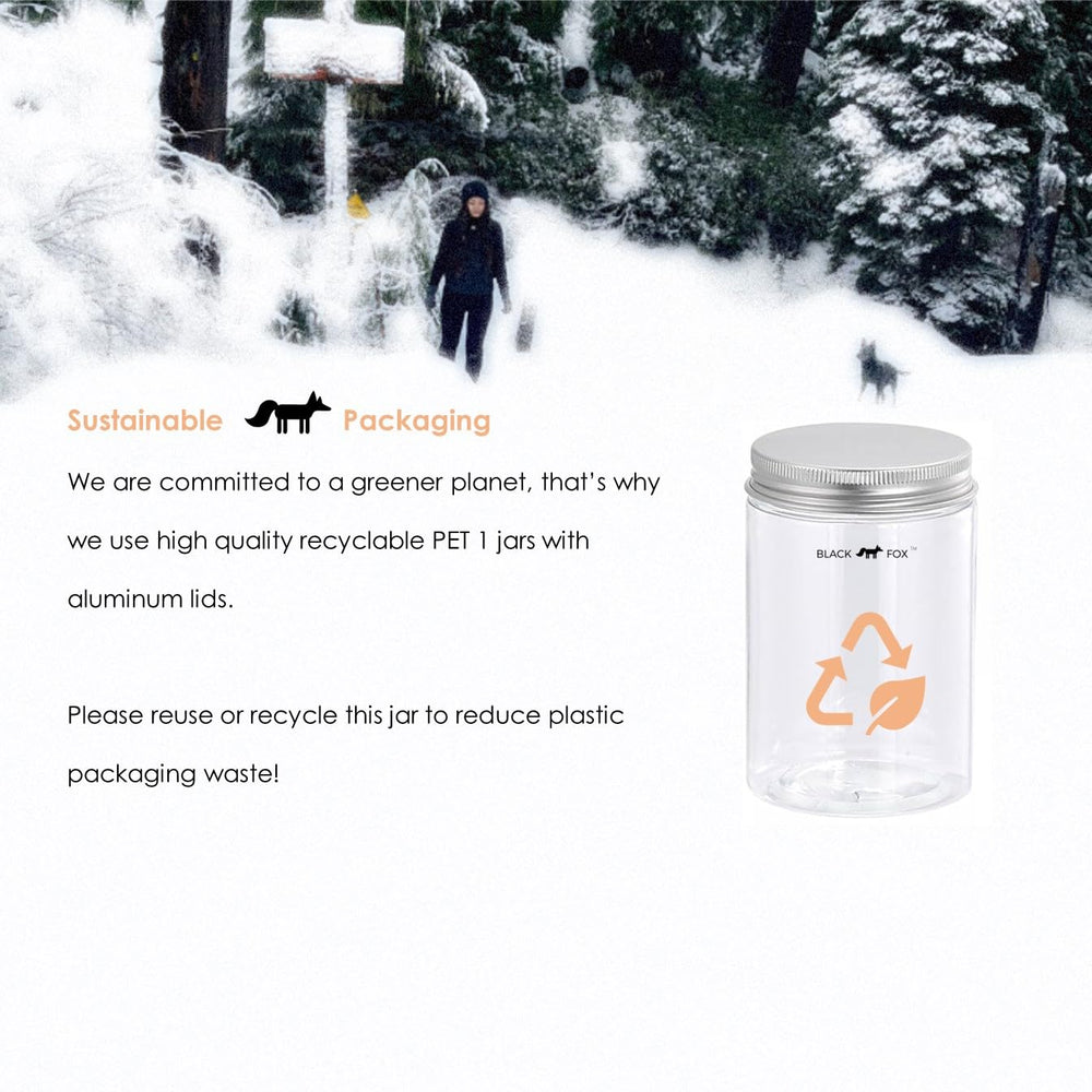 Sans additifs ni gluten, friandises saines BLACK FOX au saumon.