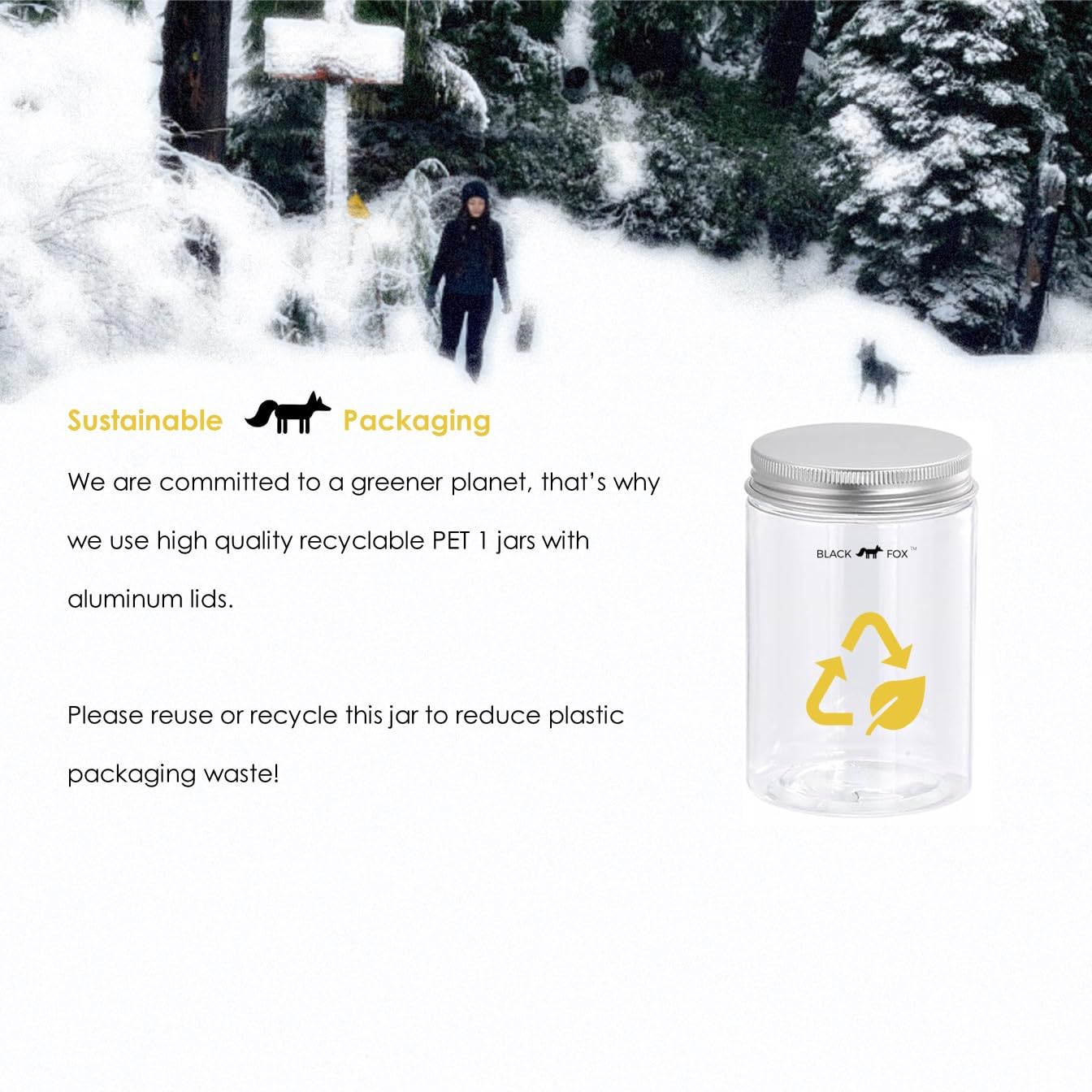 Ingrédients naturels sans additifs BLACK FOX œuf jaune séché