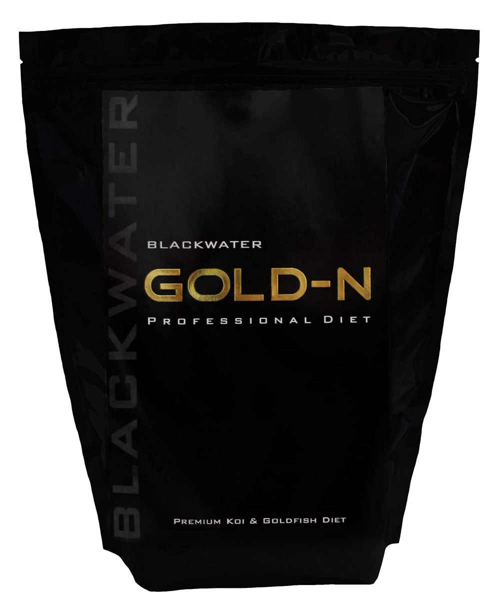 Blackwater Gold-N – pellets flottants moyens (4,8 mm) idéals pour koi et poissons rouges.