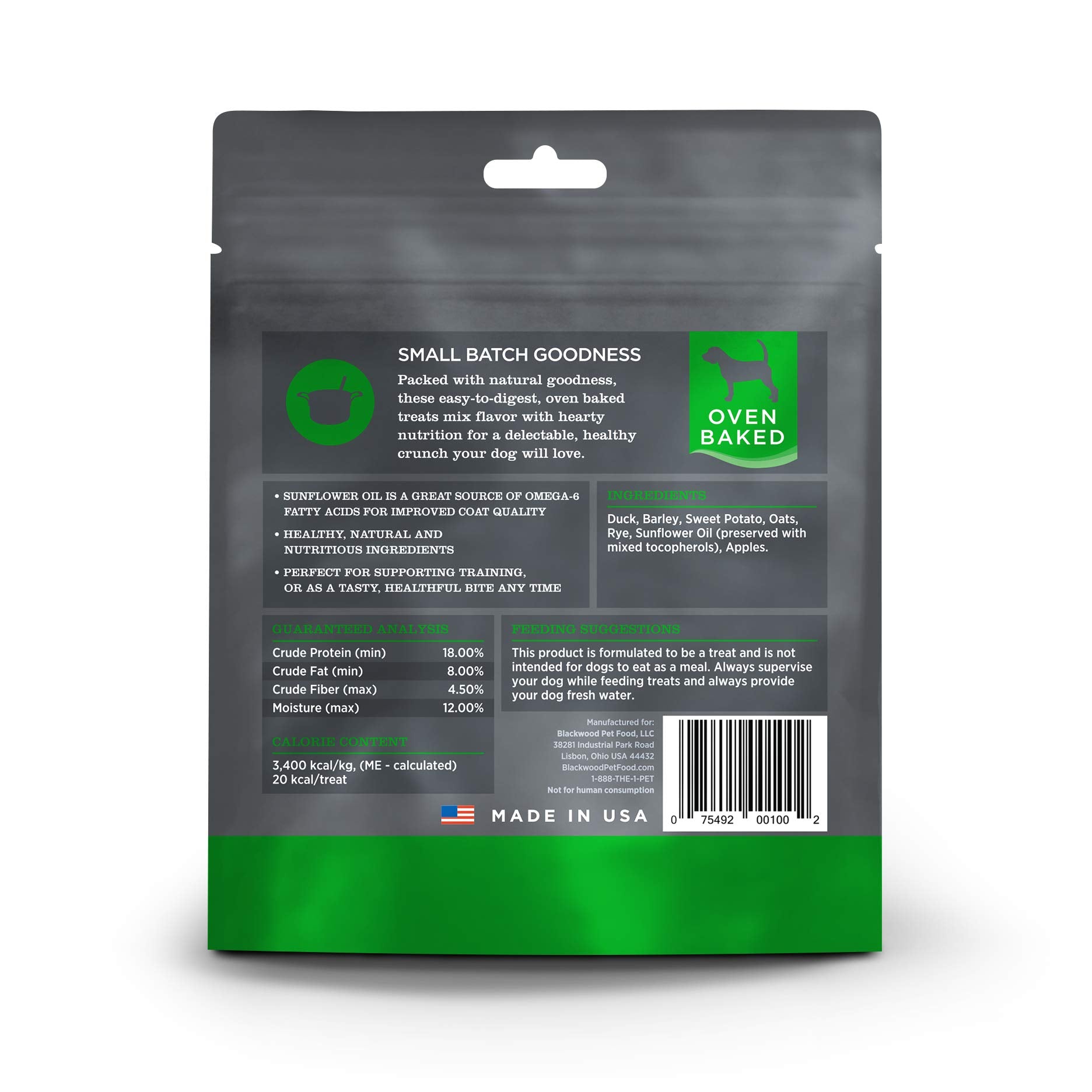 Friandises Blackwood croquantes pour chien, parfaites comme récompense quotidienne.
