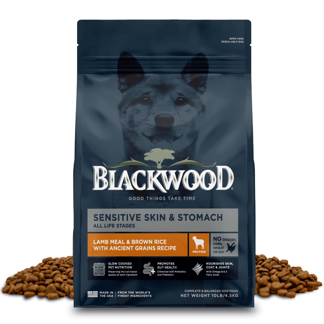 Sac Blackwood pour chien, alimentation sensible peau et estomac, 10 lb