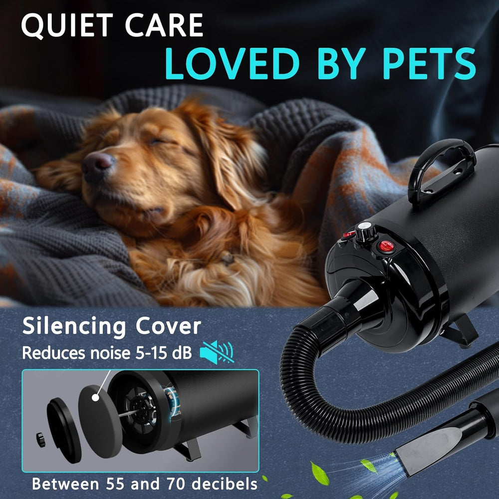Tuyau flexible Blanlody de 2,5 m pour un accès facile autour du chien.