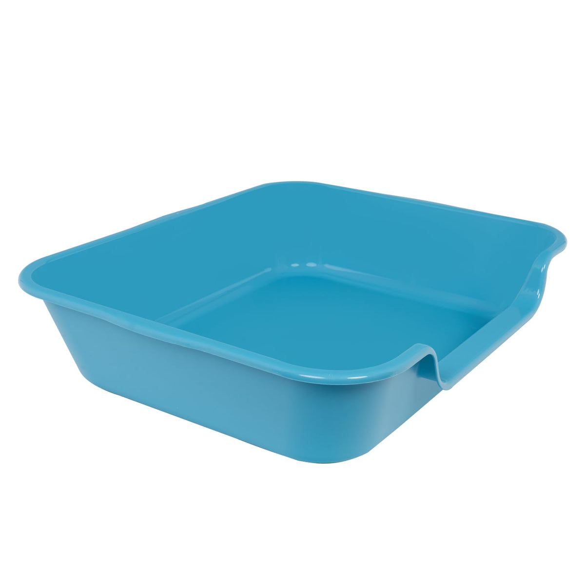 Blaucasa bac-litiere extra-large bleu clair, espace confortable pour chiens et chats.