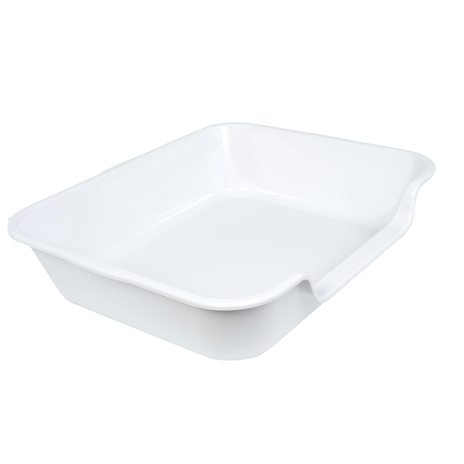 Blaucasa litiere extralarge pan ABS avant, espace confortable pour chien et chat.