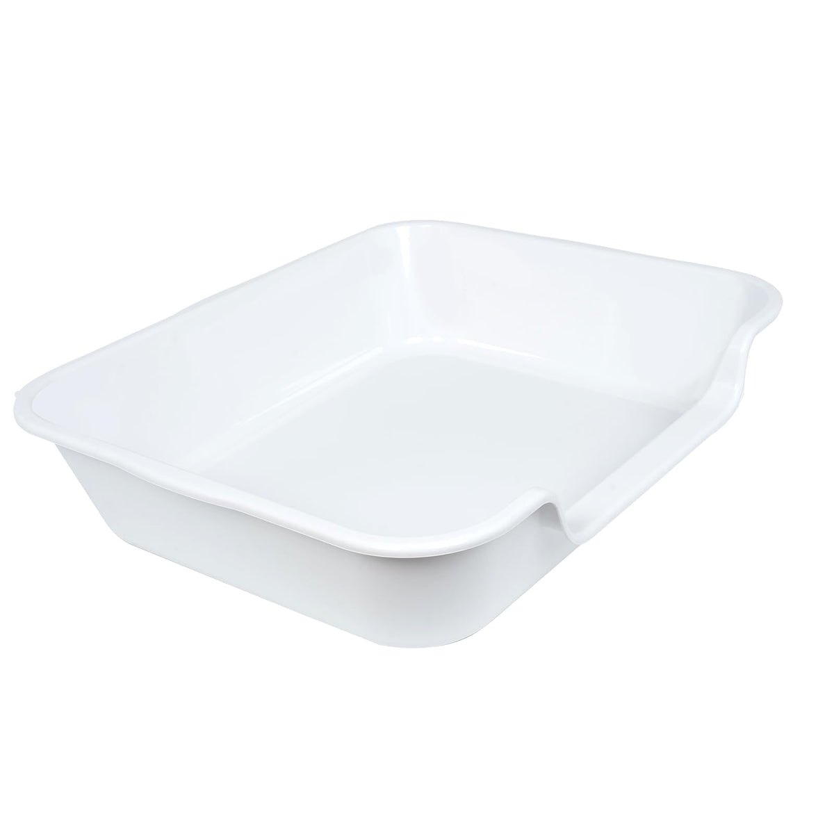 Blaucasa litiere extralarge pan ABS avant, espace confortable pour chien et chat.
