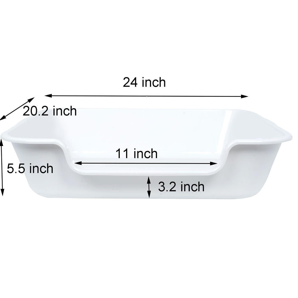 Blaucasa litiere extralarge pan ABS usage interieur, solution pratique.