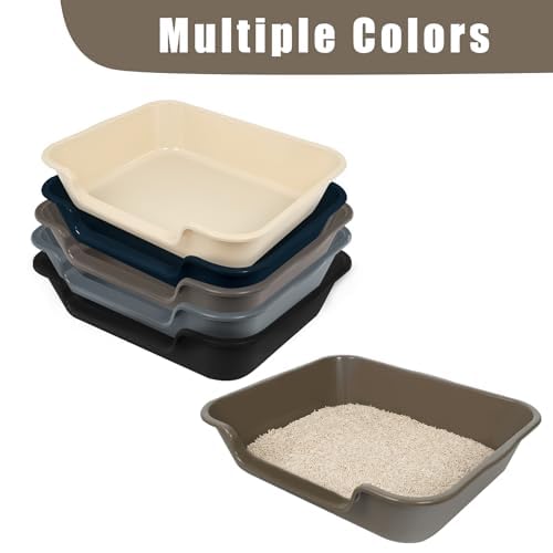 Blaucasa litiere extralarge pan ABS polyvalente pour chiens et chats.