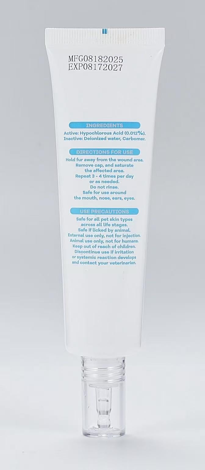 BlessMeet Gel – Solution pratique pour soins à domicile et réduction potentielle des visites vétérinaires.