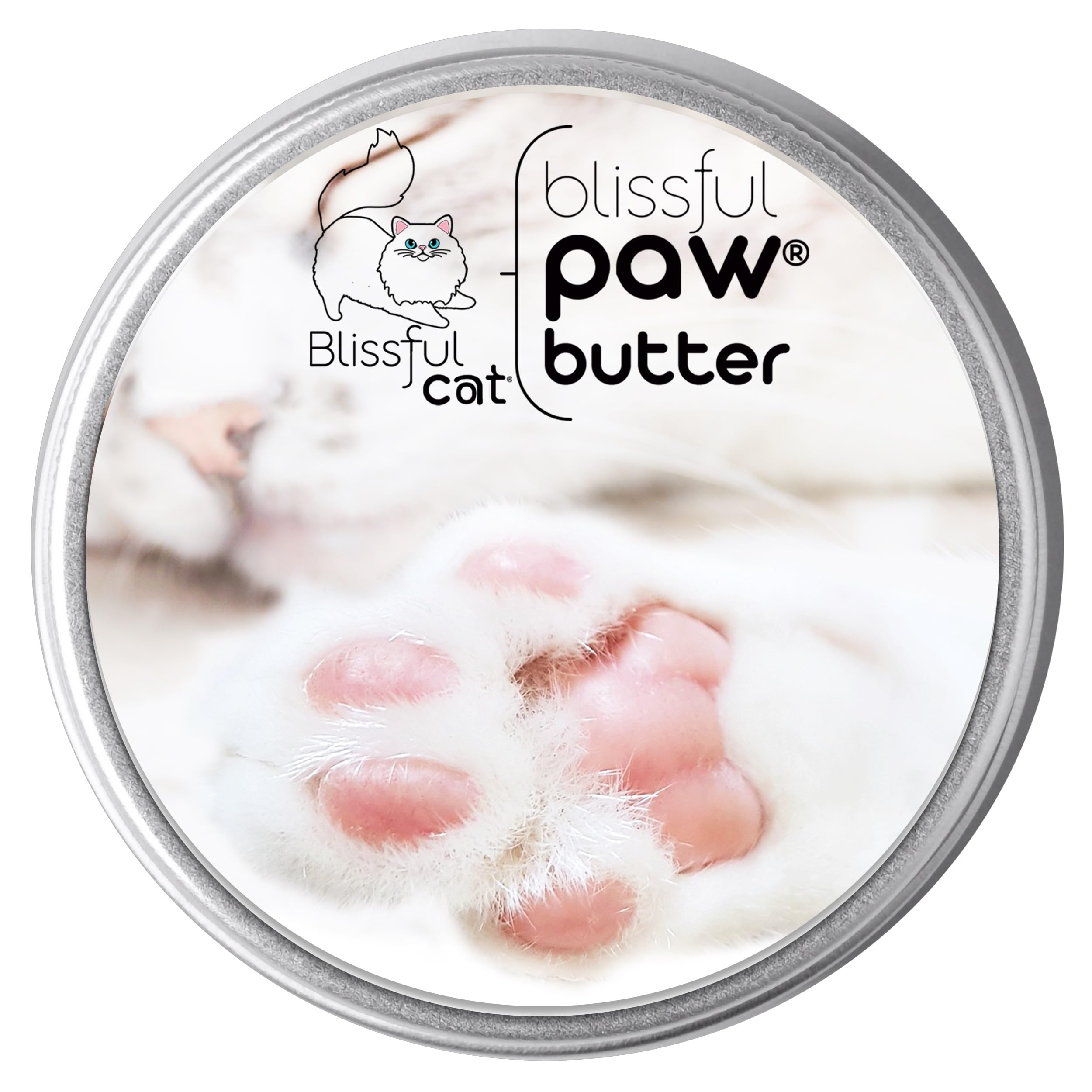 The Blissful Cat Paw Butter - pot: soin hydratant pour coussinets chat.