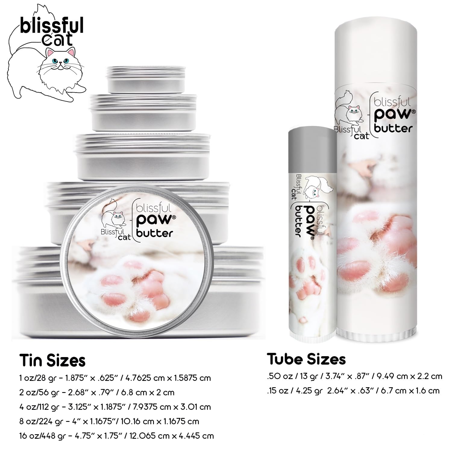 The Blissful Cat Paw Butter - soin quotidien pour pattes sensibles.