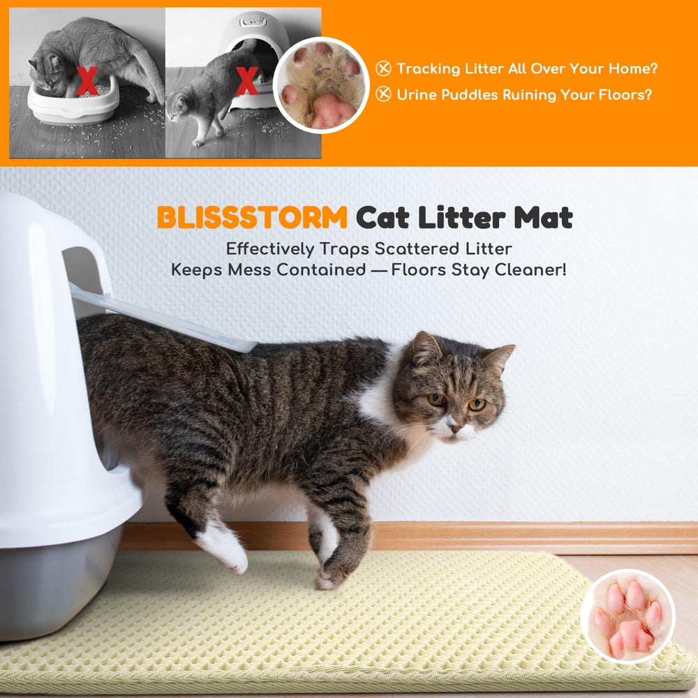 Blissstorm Tapis Litière – couleur crème, collection 2026 élégante.