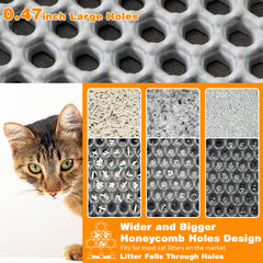 BlissStorm Tapis Litière nettoyage facile : EVA douce, nettoyage rapide.