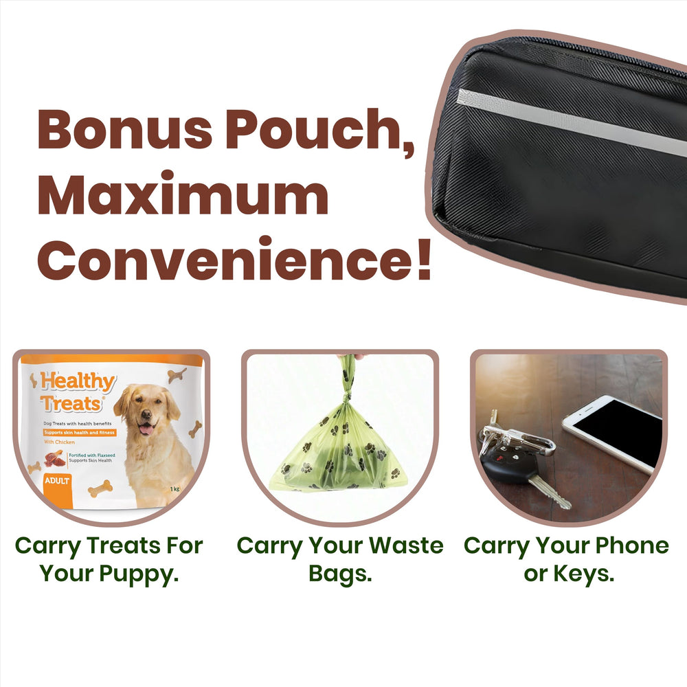BLIVORRA poche zippée détachable pour friandises et clés