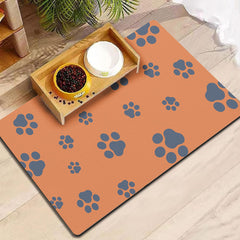 Tapis Blkjsgly absorbant pour repas de chien, absorption rapide et sans taches.
