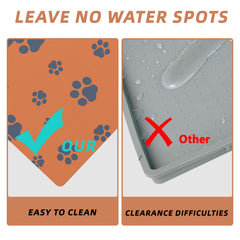 Tapis Blkjsgly anti-dérapant sous les bols pour chien.