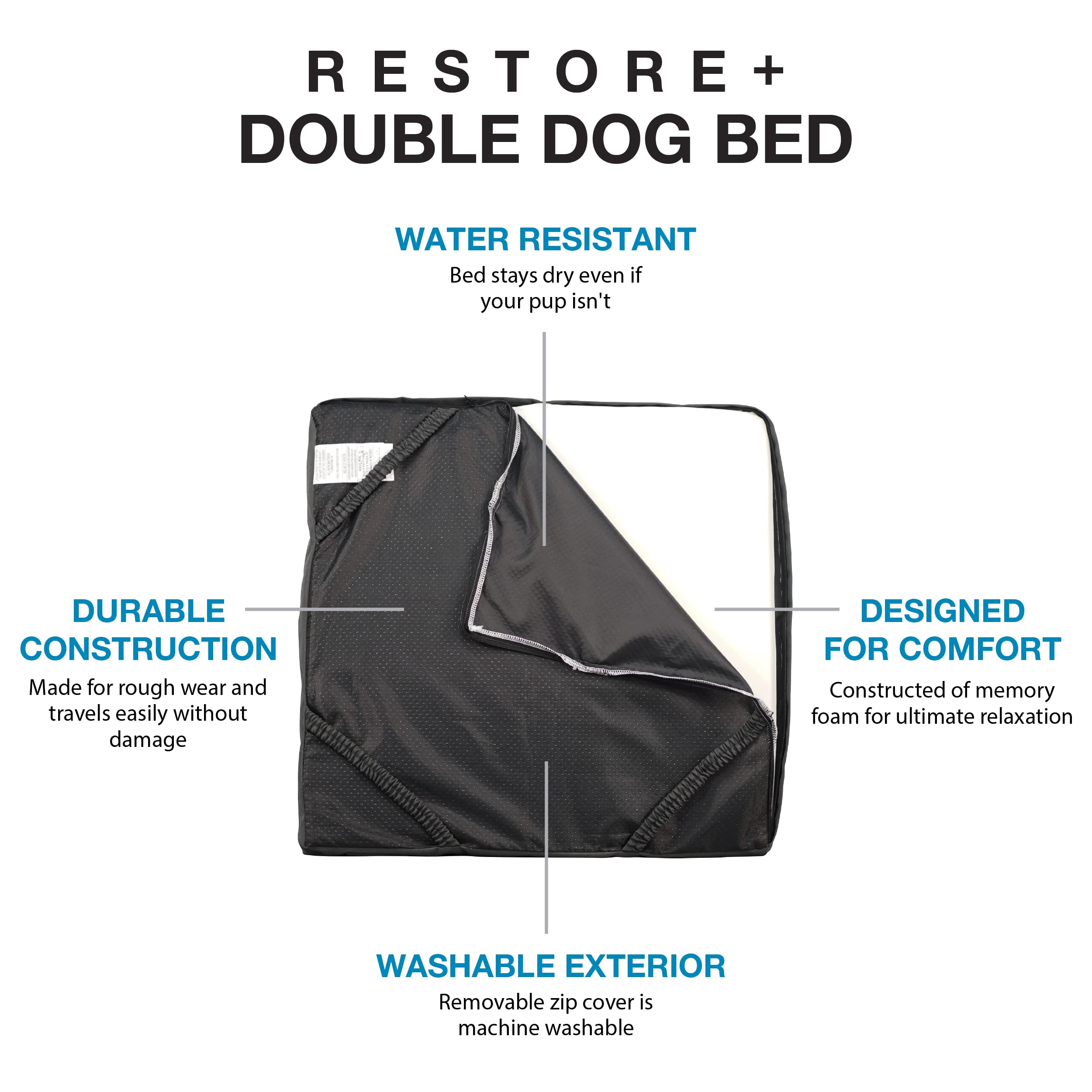 Blue-9 Restore+ extérieur imperméable et résistant pour chiens actifs