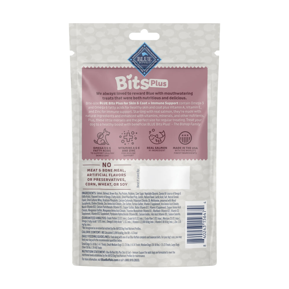 Blue Bits Plus morceaux saumon pour peau et pelage
