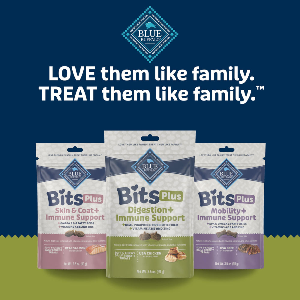 Blue Buffalo BLUE Bits Plus – poulet des États-Unis pour contrôles qualité.