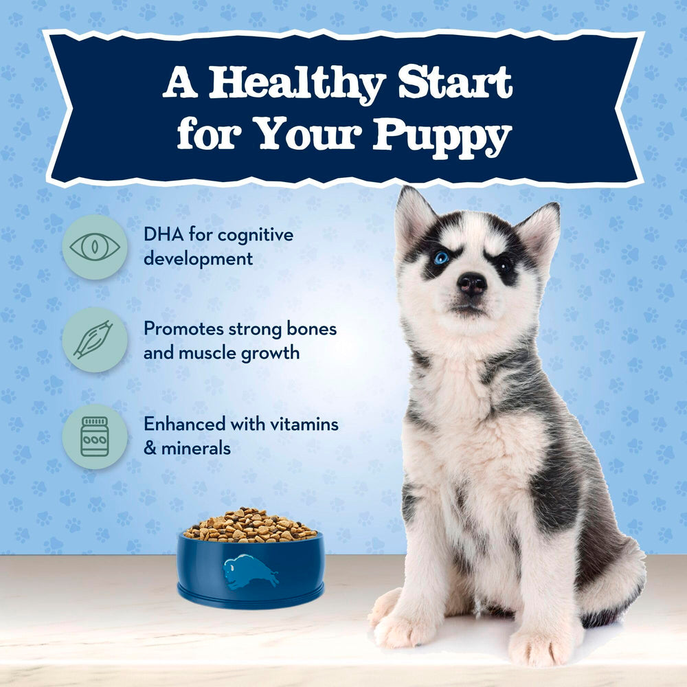 Blue Buffalo Baby BLUE – sachet de 4 livres prêt à nourrir les chiots.
