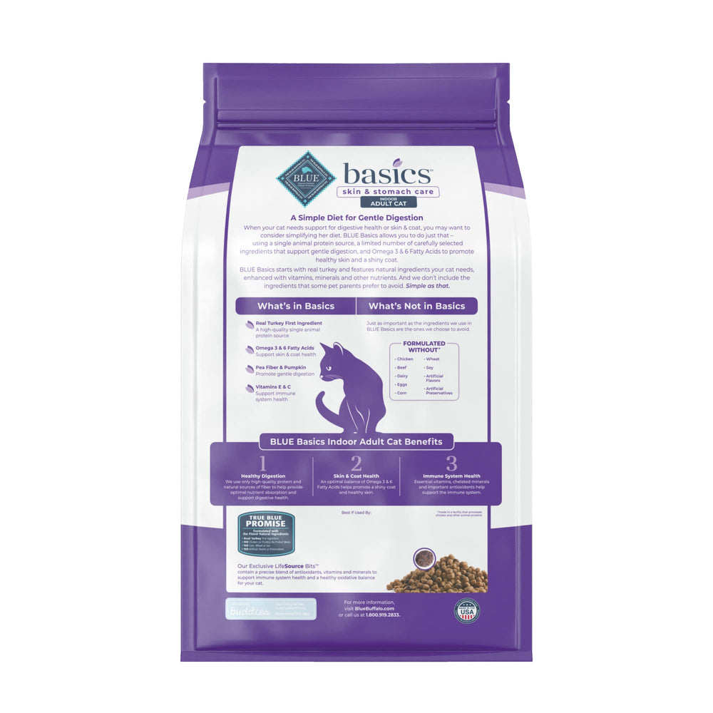 Blue Buffalo Basics croquettes – texture fin, appétit agréable.