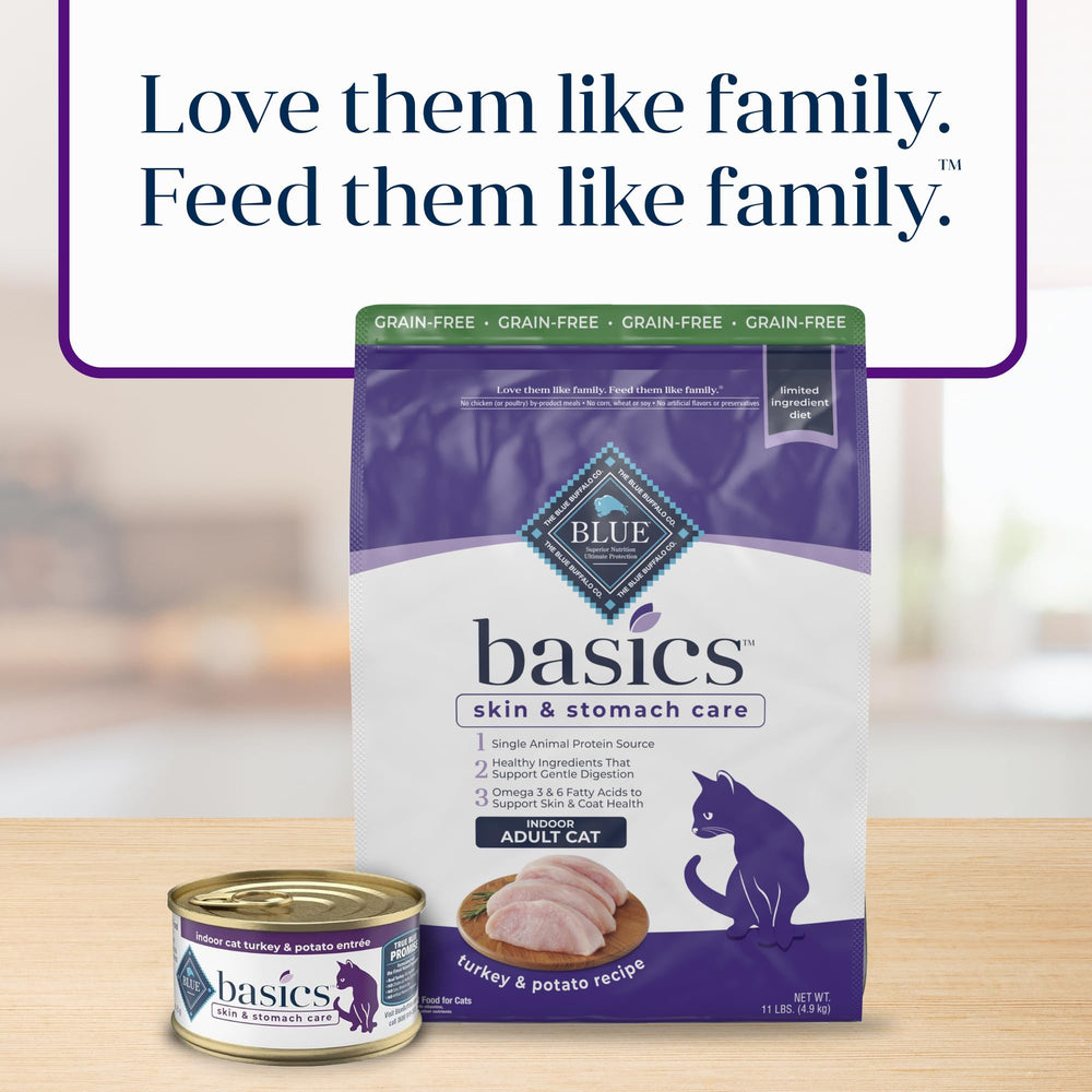 Blue Buffalo Basics repas pour digestion douce et routine stable.