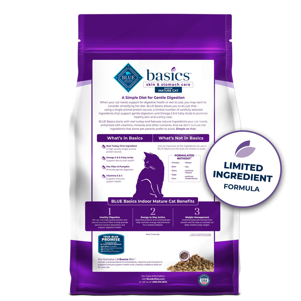 Blue Buffalo Basics ingr-dinde : première protéine réelle soutenant une nutrition simple.