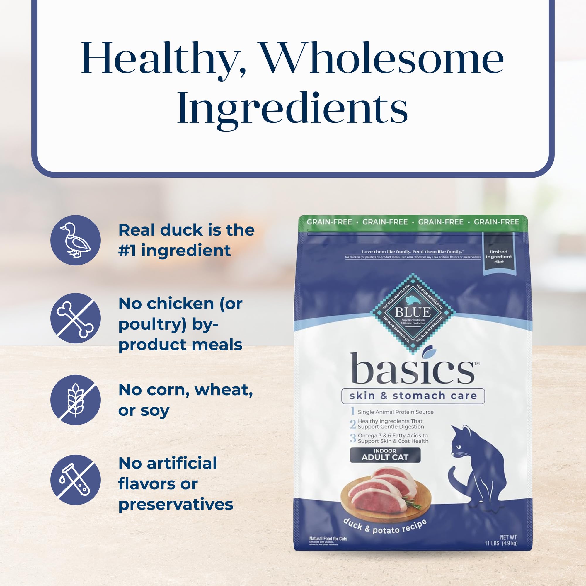 Blue Buffalo Basics – sans céréales ni soja