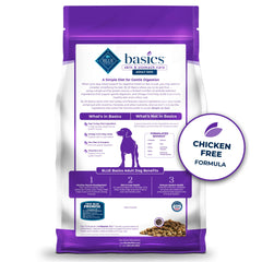Blue Buffalo Basics sans ce9reales, formulation digeste pour chien.