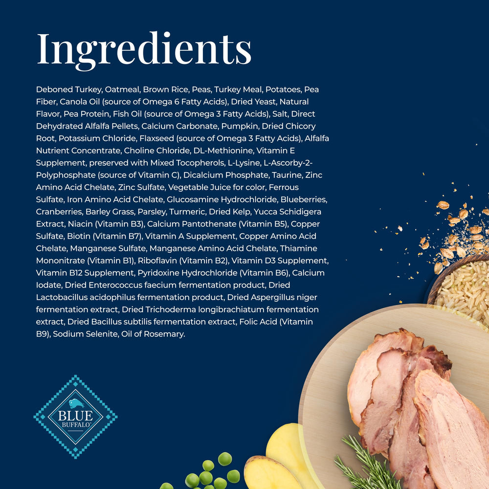 Blue Buffalo Basics sans poulet par produit, sans cereales ni soja.