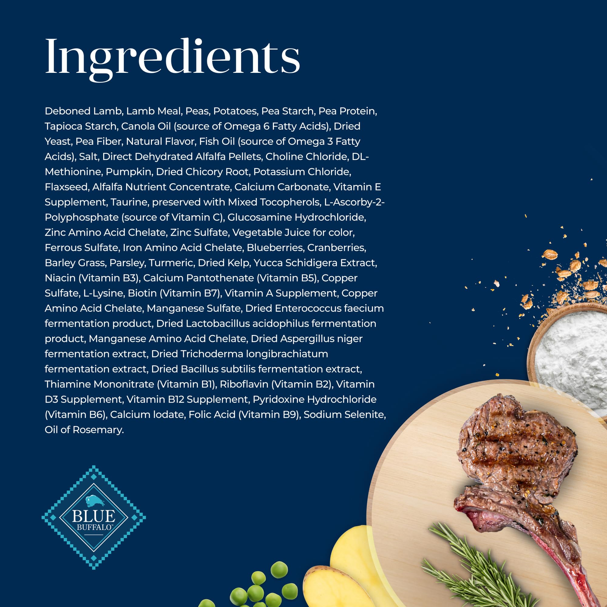 Blue Buffalo Basics sans poulet, adapté aux chiens sensibles aux protéines.