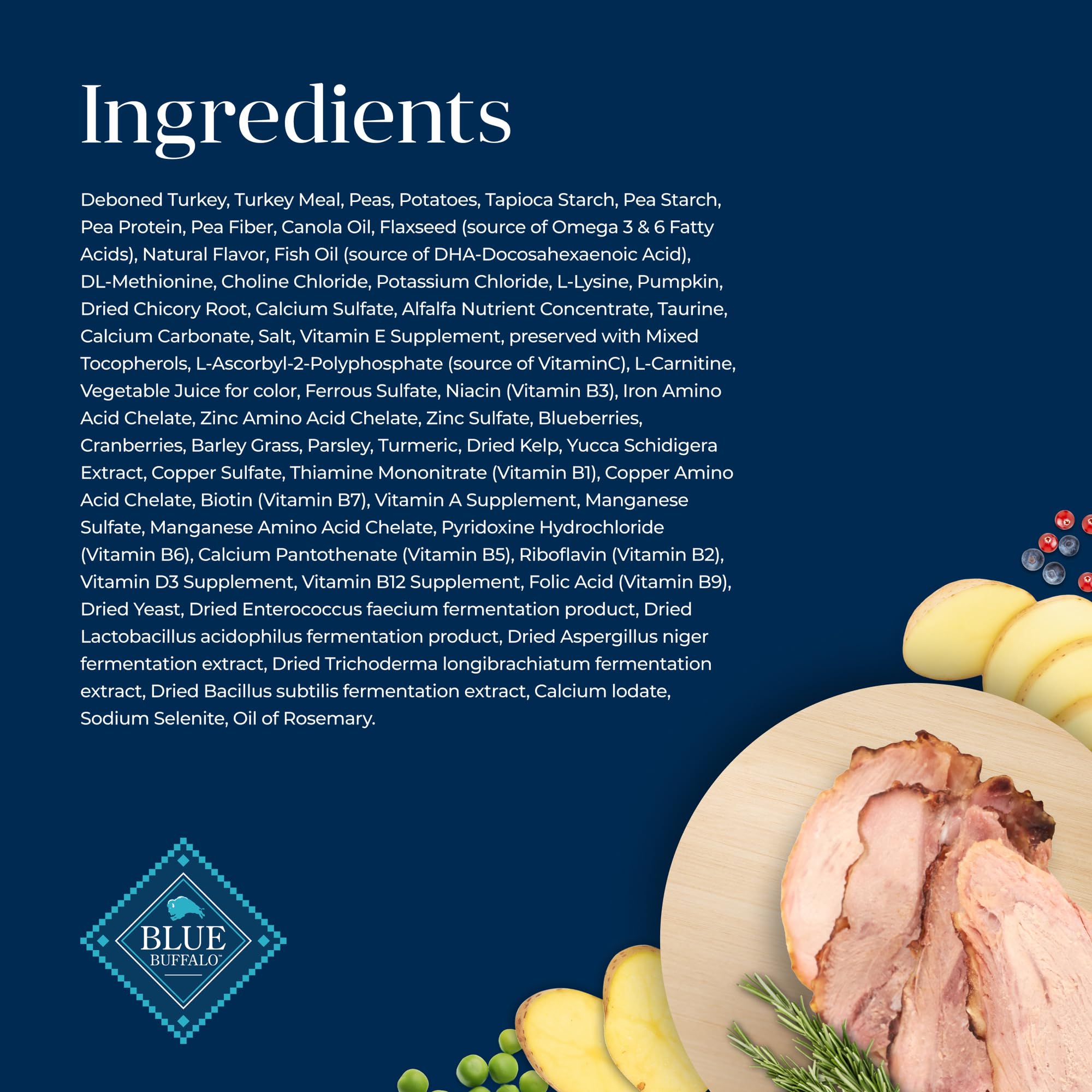 Blue Buffalo Basics sans poulet, recettes simples et sans allergènes