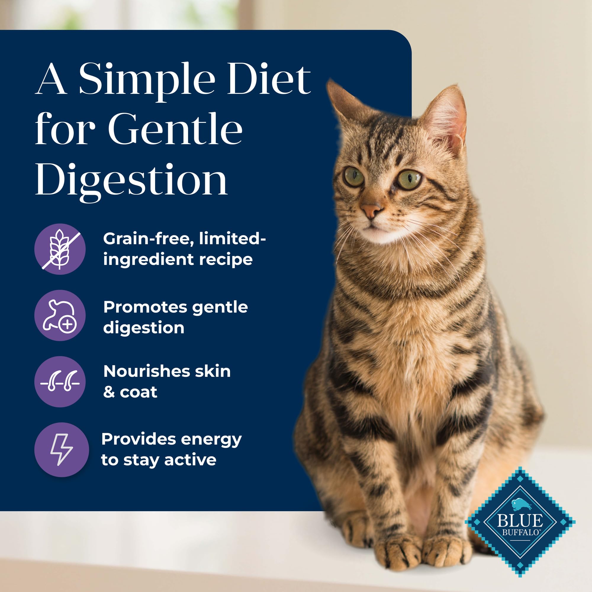 Blue Buffalo Basics soin-peau-poil omega-3-6 : peau et pelage nourris.