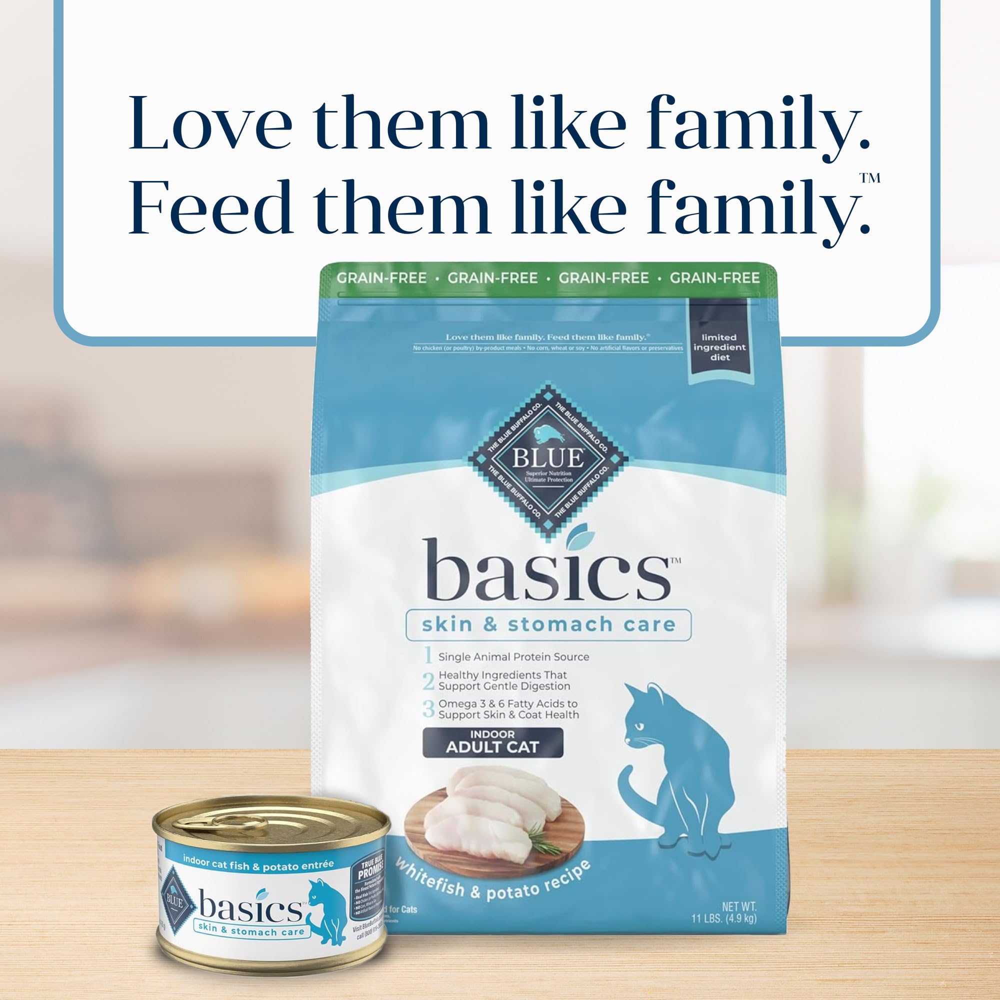 Blue Buffalo Basics: texture croquante adaptée aux repas quotidiens.