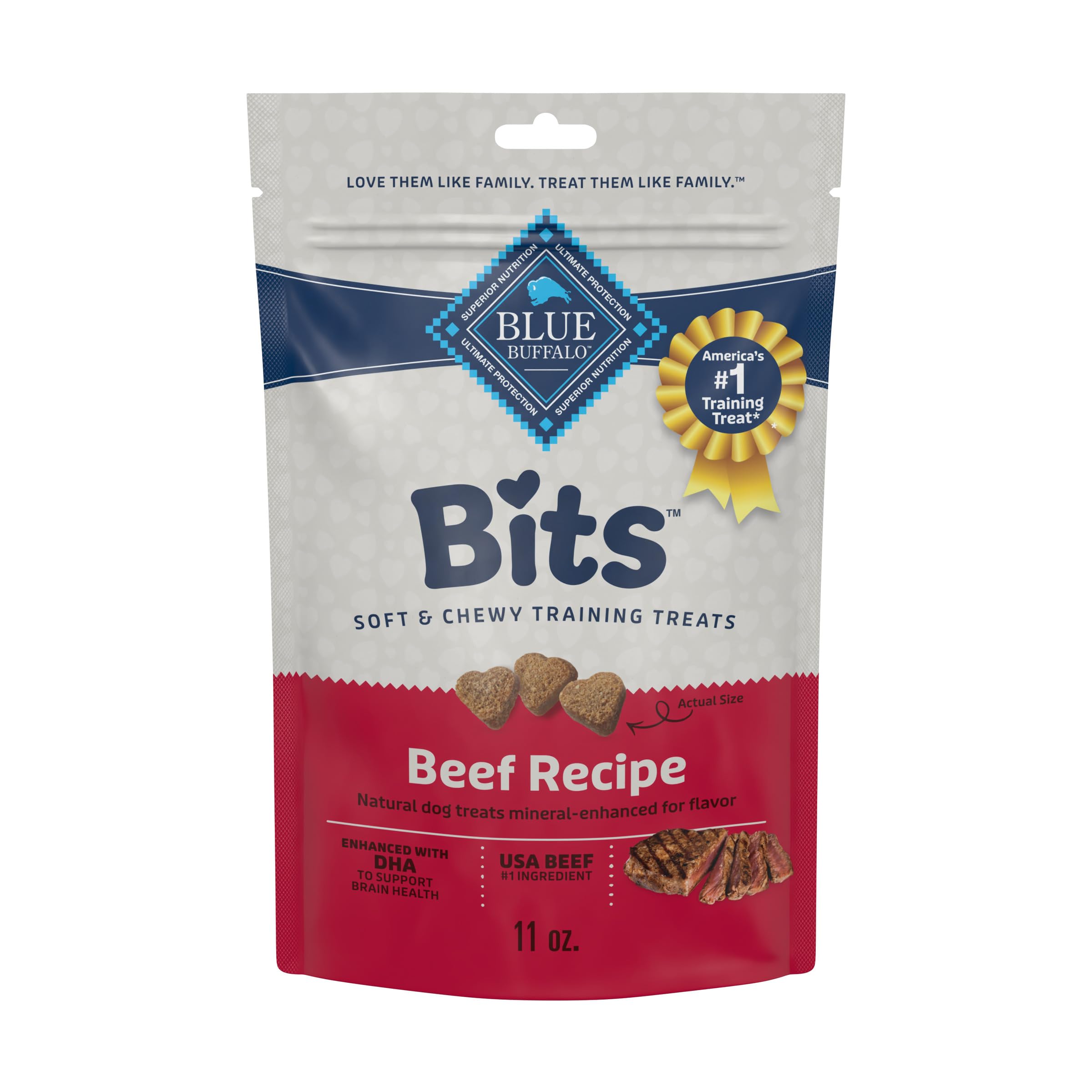 Blue Buffalo Bits paquet 11 oz prêt pour l'entraînement.