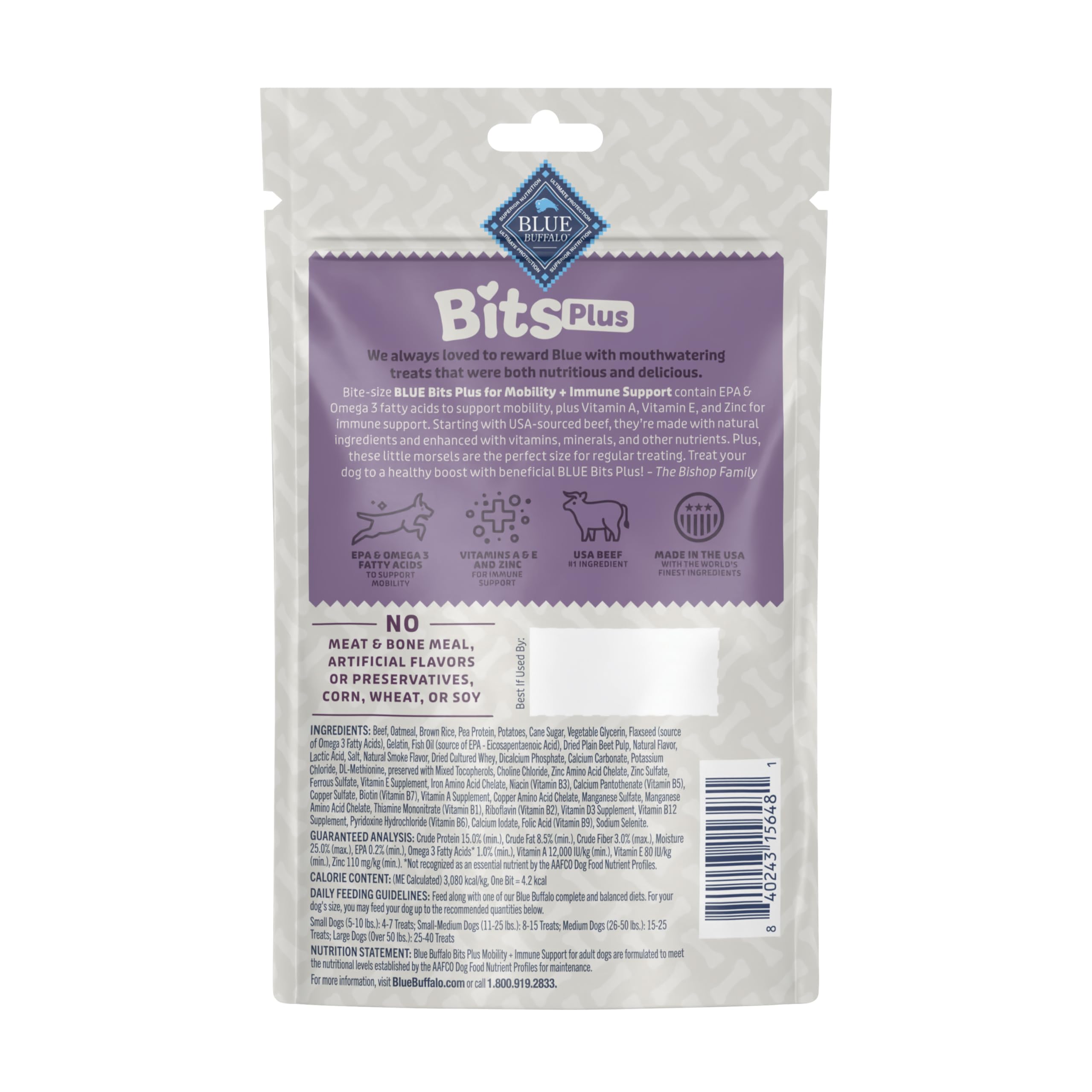 Morceaux de boeuf Blue Bits Plus moelleux, récompense quotidienne.