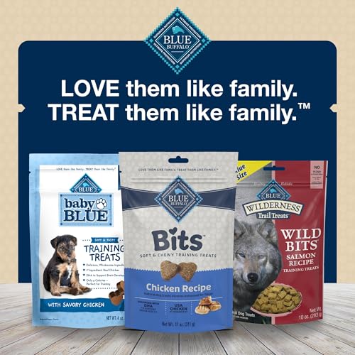 Qualité naturelle Blue Buffalo Bits pour chiens exigeants.